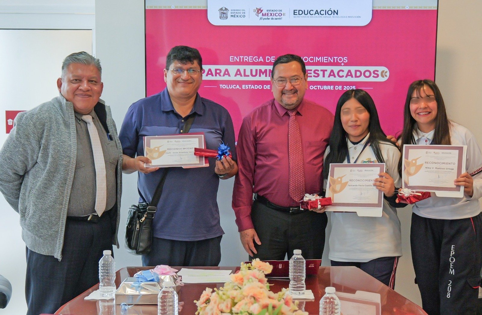 Reconoce GEM a estudiantes ganadores de certámenes nacionales e internacionales de ciencia y tecnología