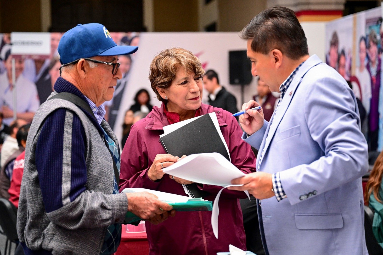 Gobernadora Delfina Gómez realiza Cuarta Audiencia Ciudadana; escucha a mexiquenses con gobierno de territorio