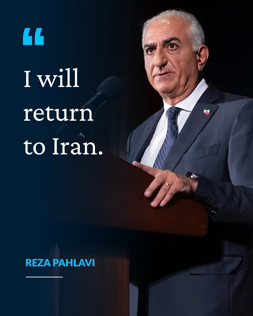 Reza Pahlavi promete regresar a Irán desde el exilio en EE. UU. en medio de protestas contra el régimen