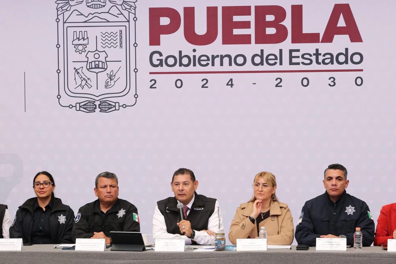 Puebla refuerza control estatal de seguridad en municipios con alta incidencia delictiva