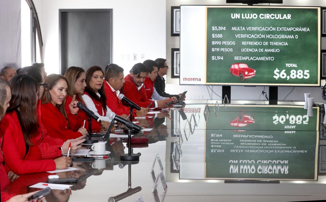 MORENA RECAUDA CON EL PROGRAMA “HOY NO CIRCULA” Y CASTIGA AL CIUDADANO